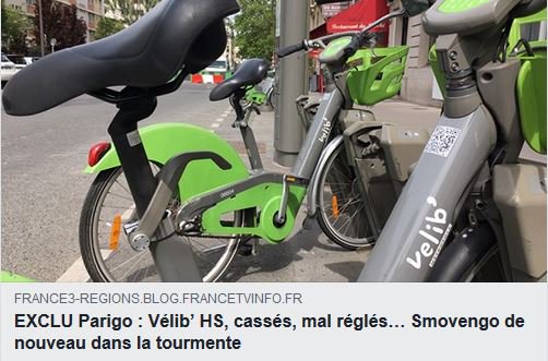 #Vélib trop fragile, pièces détachées manquantes, maintenance débordée, #vélos HS délibéremment abandonnés en station... c'est le retour du #velibgate 🤯🚳
► nouvelle enquête exclusive au coeur du réacteur #Smovengo 🚲
► wp.me/p6HJGw-1k3
#transports #Paris #Parigo
