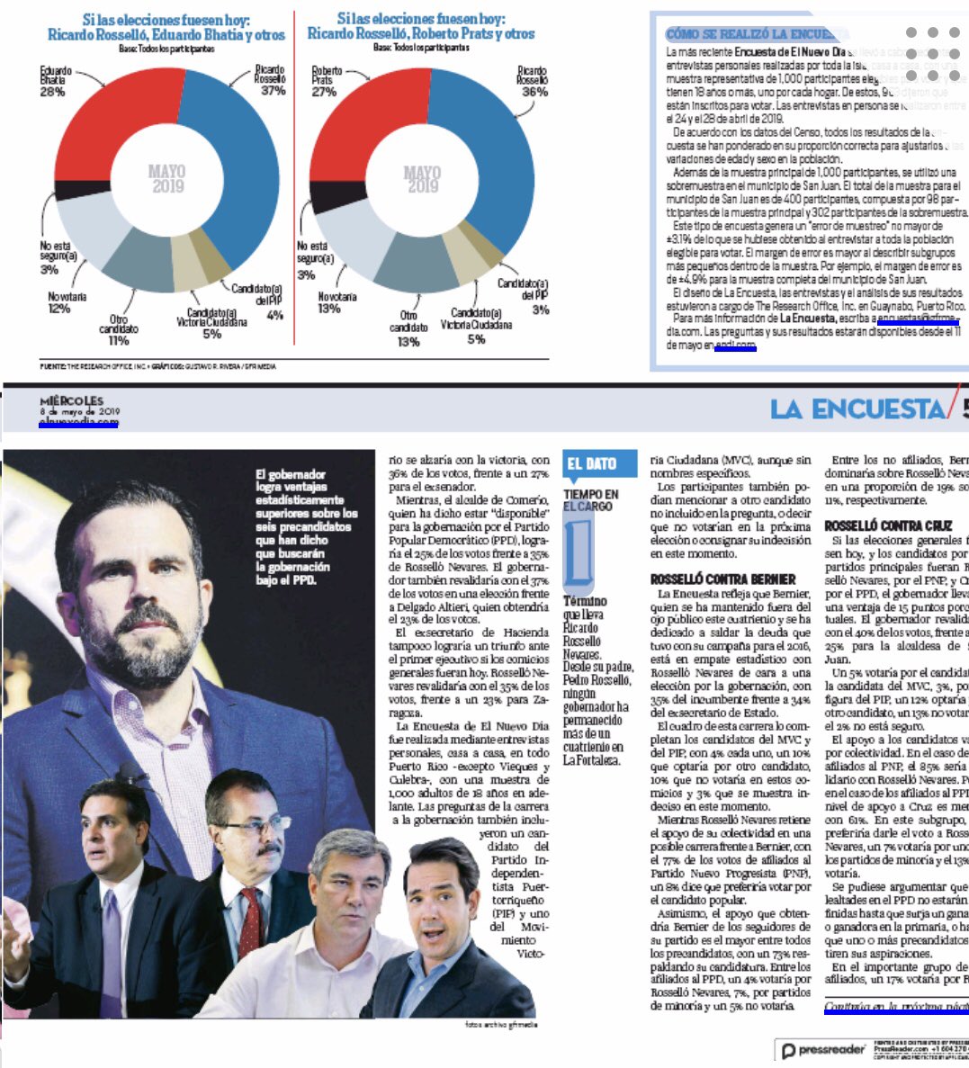 puruca_10's tweet photo. #Vamos por buen camino con .@ricardorossello, el único candidato que tiene la #Visión2020 y #CompromisoConPR para continuar con su #PlanParaPR y lograr un #MejorPR #Encuesta @ElNuevoDia https://t.co/kmyPREnwC9