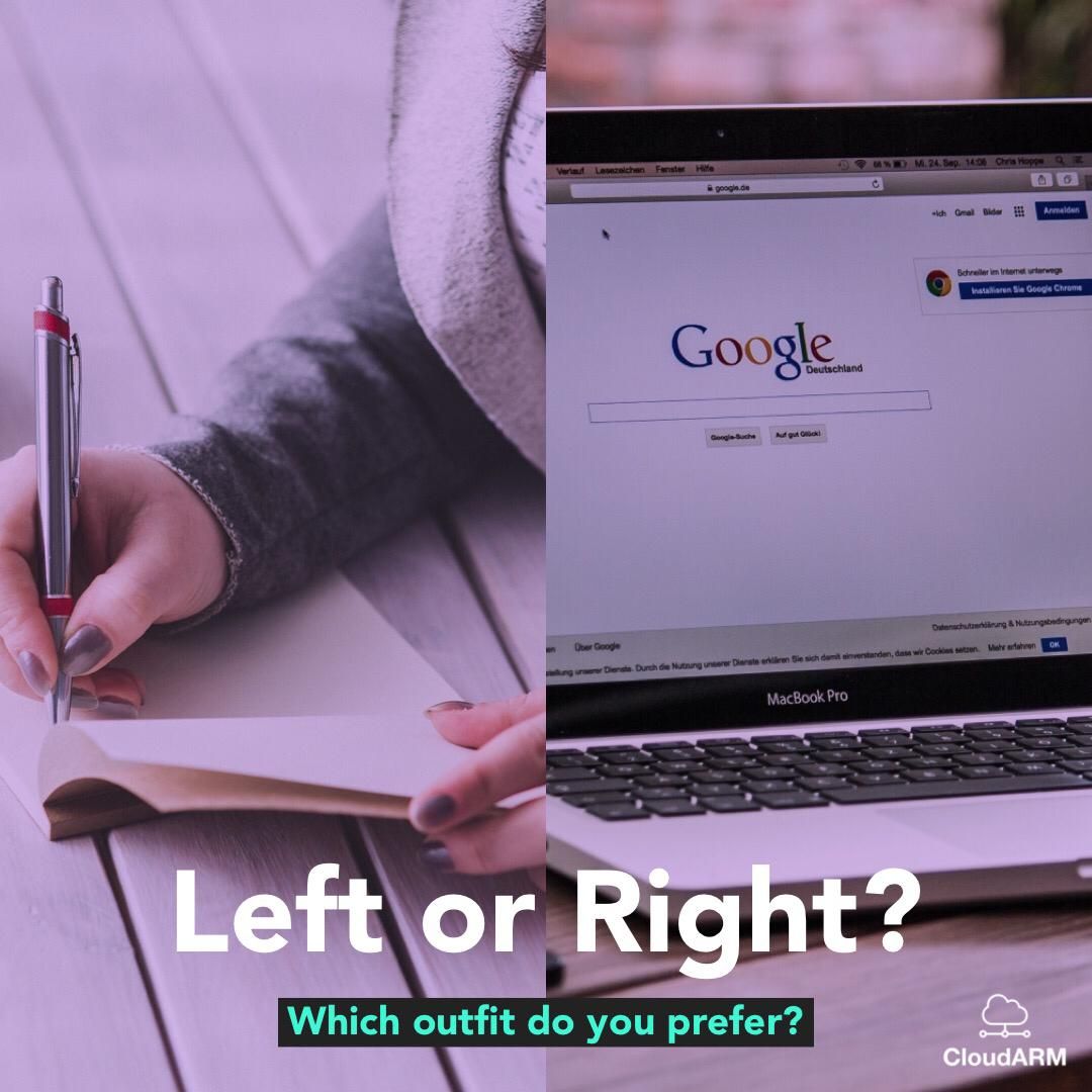 Left or Right?

#localbusiness #thecloud #newcastlestartup #newcastlene1 #newcastlelife #question #newcastlebusiness #newcastlegateshead #northeastuk #brand #northeastengland #localbusinessowners #localbusinessowner #localbusinessesworkingtogether #localbusinessmarketing