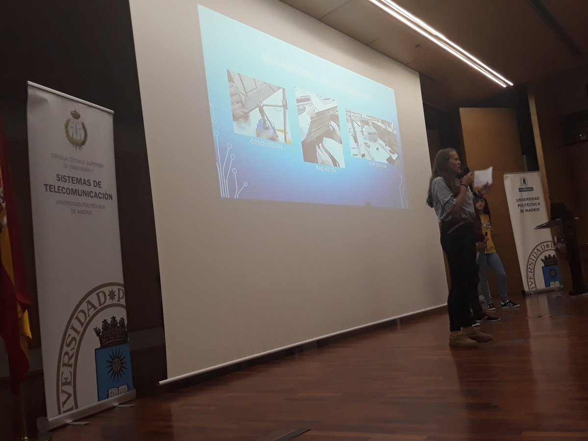 ctifmadrideste's tweet photo. @europa_ies de Rivas nos explica su experimento sobre conducción, radiación y convección en el congreso #Cientificate de la Comunidad de Madrid
#RedFormaciónMadrid https://t.co/0Tsi6tDjsF
