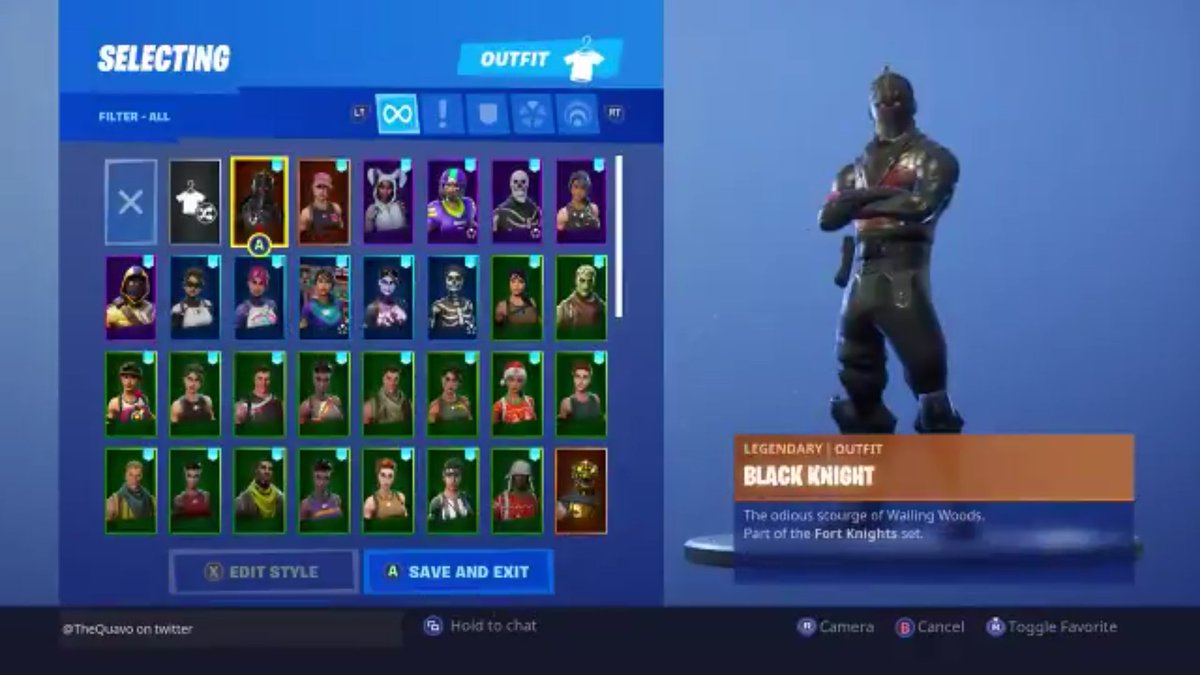 TheQuavo's tweet photo. Selling stacked black knight fortnite account for $20 hmu https://t.co/1ac7CZopDD