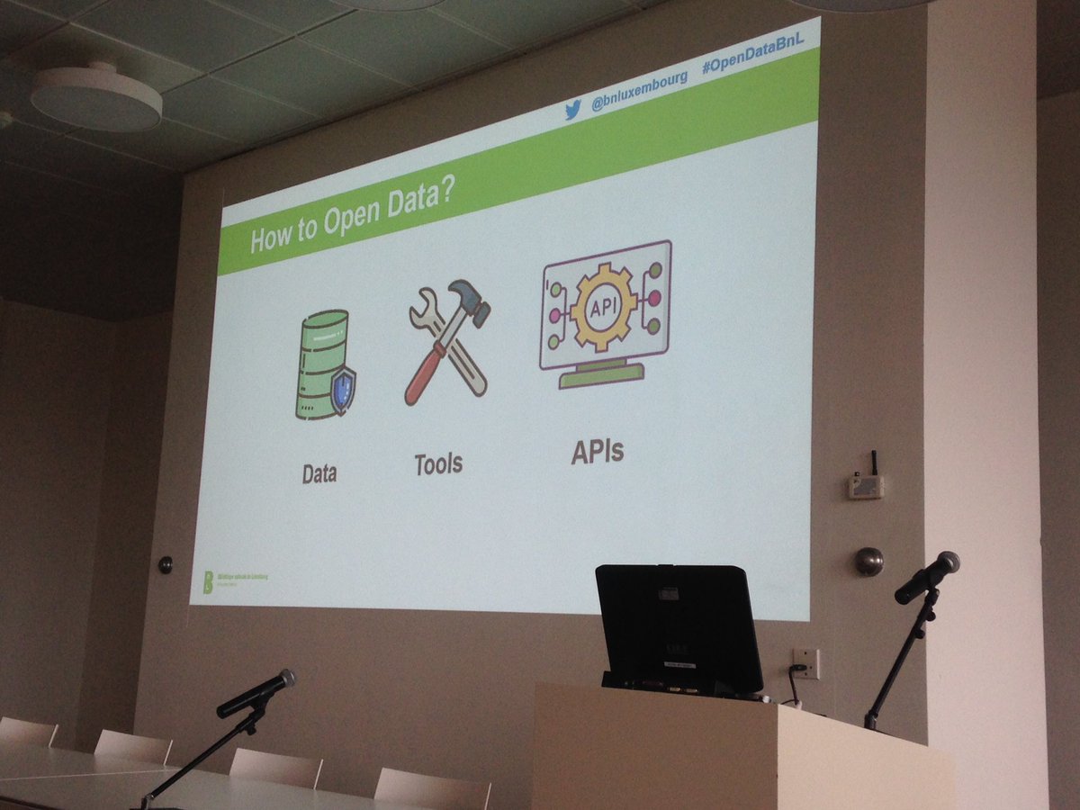 schambers3's tweet photo. I love the way that @bnluxembourg provides access to Digitised Historical Newspapers https://t.co/DVYduFoSoC #OpenDataBnL now @RalphMarschall presents it! #DATeCH2019 #kbrlab https://t.co/oNnCHOVPhA