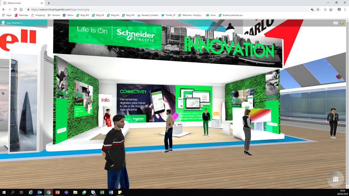 Hoy y mañana <a href="/SchneiderES/">SchneiderElectric ES</a> participa en <a href="/effievirtual/">Effie Virtual Congress</a> en el Pabellon 3 / Stand 7. Puedes encontrar el Código de Acceso en tu espacio de nuestro Portal de Partners a través de se.com/es/es/partners/ 

¡¡¡Vive esta experiencia totalmente digital e innovadora!!!