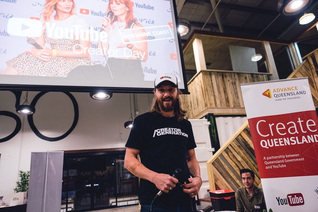philcln's tweet photo. Spending a great evening with up and coming @YouTube rockstars on the Sunshine Coast #CreateQLD

Thanks 🙌 @ChangerStudios @WOTSOWorkSpace @AdvanceQld  @tradeinvestqld @QUT @Griffith_Uni @QUTCEA @YTCreators https://t.co/hbhkkyuNhA