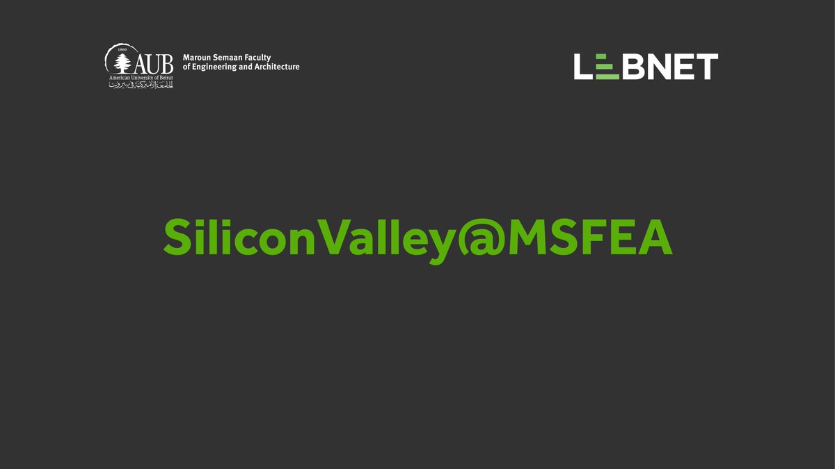 MSFEA_AUB's tweet photo. Launching of SiliconValley@MSFEA a new collaboration framework between #MSFEA & @LebNetOrg. The initiative will support & nurture the entrepreneurship culture, technical innovation, & research at #AUB. Dean @alan_shihadeh & George Akiki, CEO of #LebNet, signing MoU earlier today. https://t.co/mO0E83A402