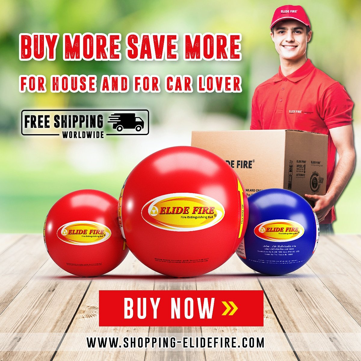 ElideFireBalls's tweet photo. 🌎Elide fire extinguishing ball is now online!! Don’t worry about your family safety. And we are ready to send a life safety to you.
Website : https://t.co/8lzTVKU6Db
#ELIDEFIRE® #Extinguishing #Safety #Surveillance #FreeWorldwide #Delivery #Paypal #Safe #SelfActivationFire https://t.co/eTTH8vB01w