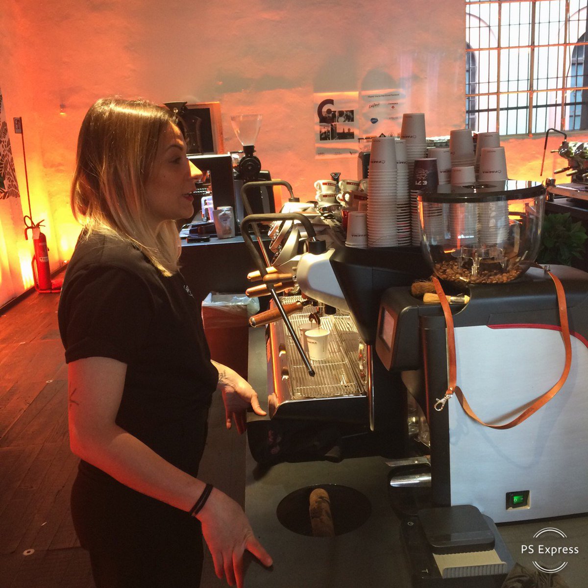 baristaguild's tweet photo. ☕️CoLab: Milan day two begins at @FaemaOfficial Flagship Store, our host sponsor making this event possible! Who's ready for talks from our innovative speakers over delicious coffee? Full program details here: https://t.co/FbIQ9Q1EiH #baristaguild #coffeecommunity #CoLabMilan https://t.co/Kq3YDEtN5a