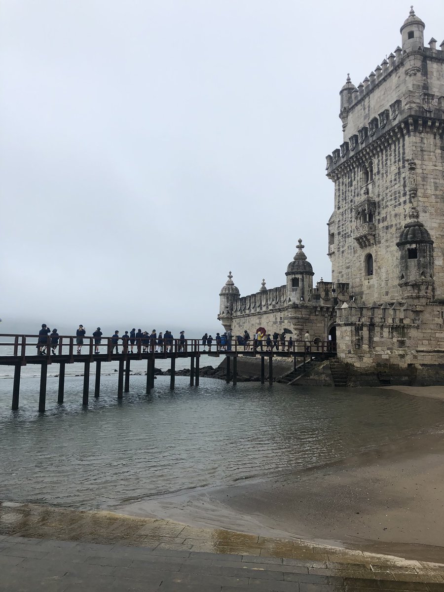 KewGreenMusic's tweet photo. Visiting Belém tower
#KGPSchoirtour #KGPS https://t.co/3IfufUn31y