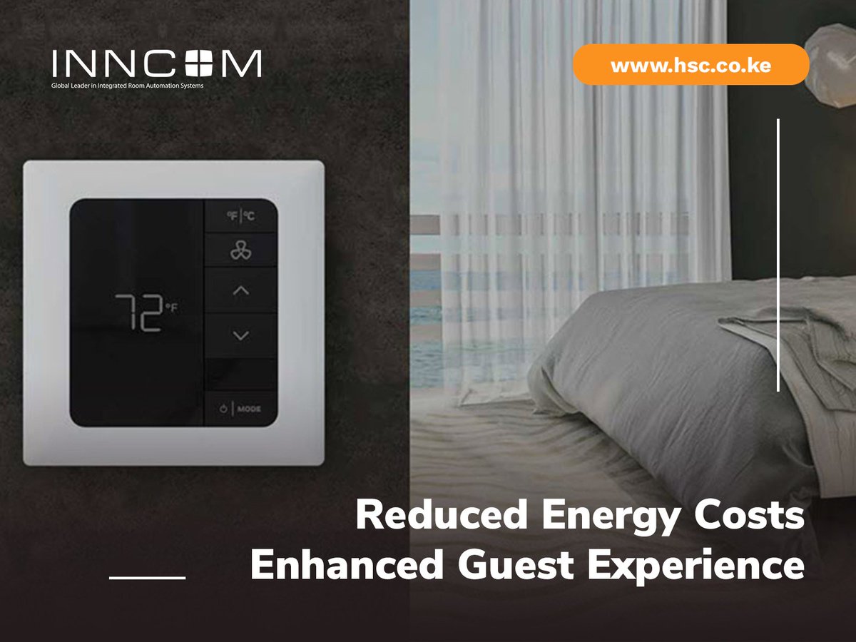 HSCSystemsLTD's tweet photo. Our INNCOM #GuestRoomManagementSystem helps maximize energy efficiency by offering a scalable, easy-to-use and cost-effective solution for controlling lighting, entertainment, temperature, and security, while enhancing the #GuestExperience.
#Honeywell #Automation https://t.co/mu5QUeKDZx