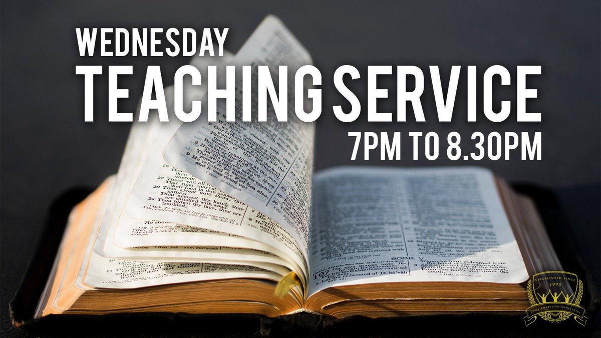 Tonight we have an exhilarating service for you.
  It is a time of fellowship, gaining understanding and receiving power and assurance of the word.

Come!!, Bring a friend and lets fellowship!!

God Bless you!!
#LifeAtElpis #WednesdayService #MakingTheNameOfTheLordGreat