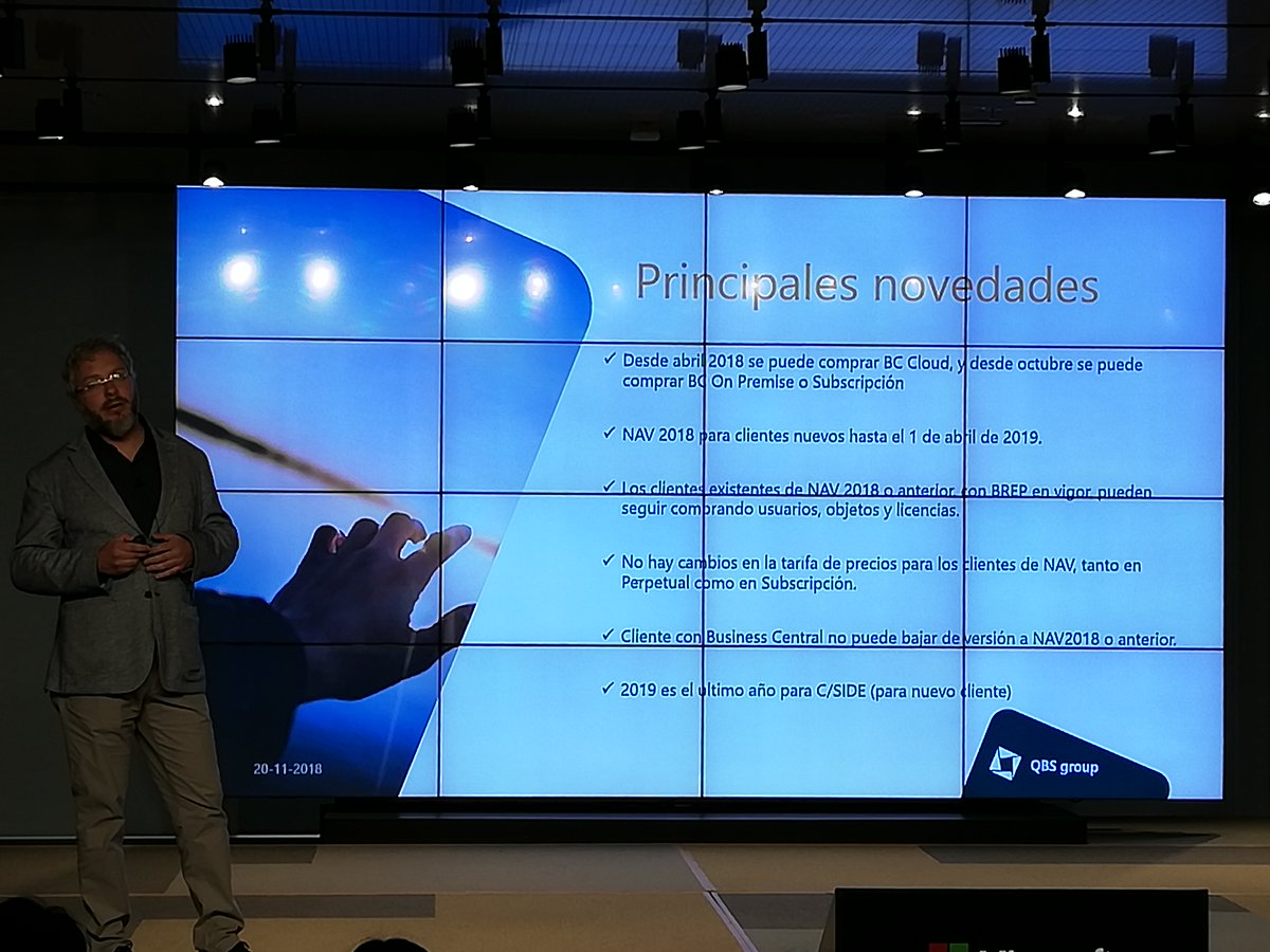improjectsbs's tweet photo. Descubriendo las nuevas estrategias y novedades para Business Central en el QBShare de Microsoft en Madrid de la mano de Josep Vila. #Microsoft #QBShare #BusinessCentral #Appsource https://t.co/sipzWNi3ch