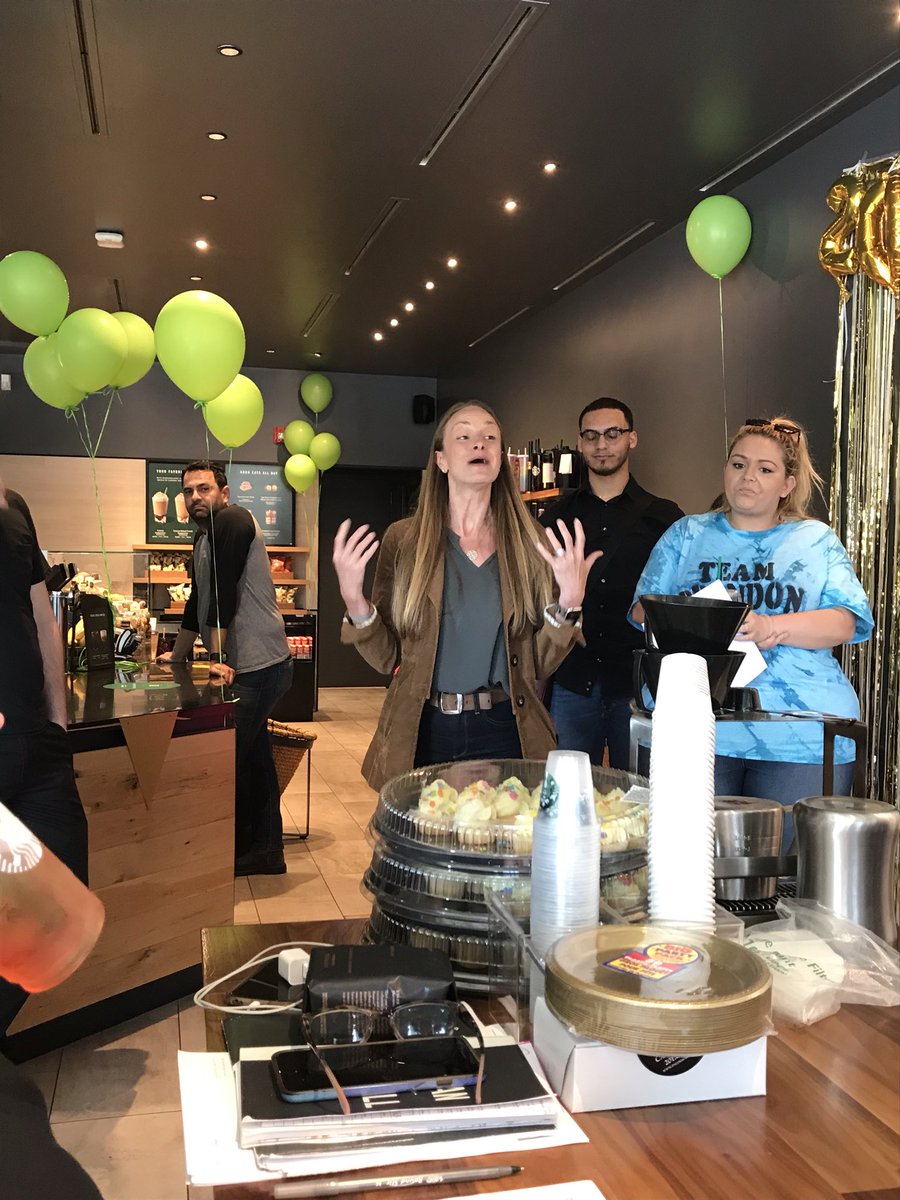 MarkOrmsbee's tweet photo. Jen Silva and her Starbucks team did an amazing job with their Barista Championship in Little Ferry last night. Francesca did it again, congrats. https://t.co/50ammlZNiU
