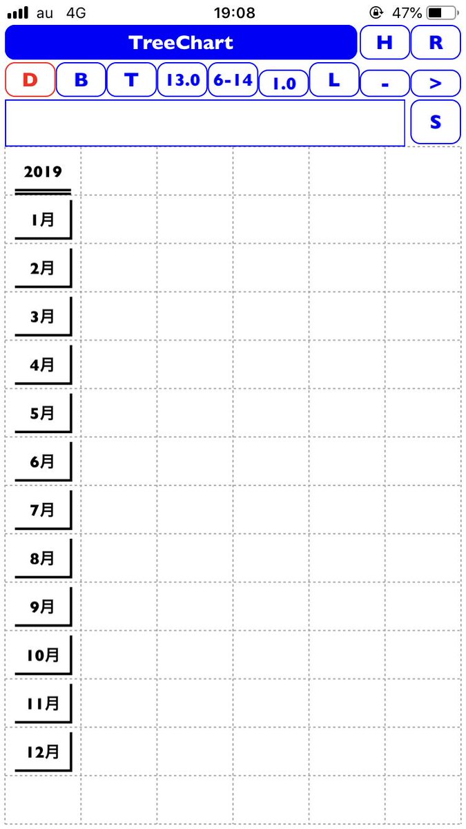 TreeChart_help's tweet image. #TreeChart 
2019年間予定表