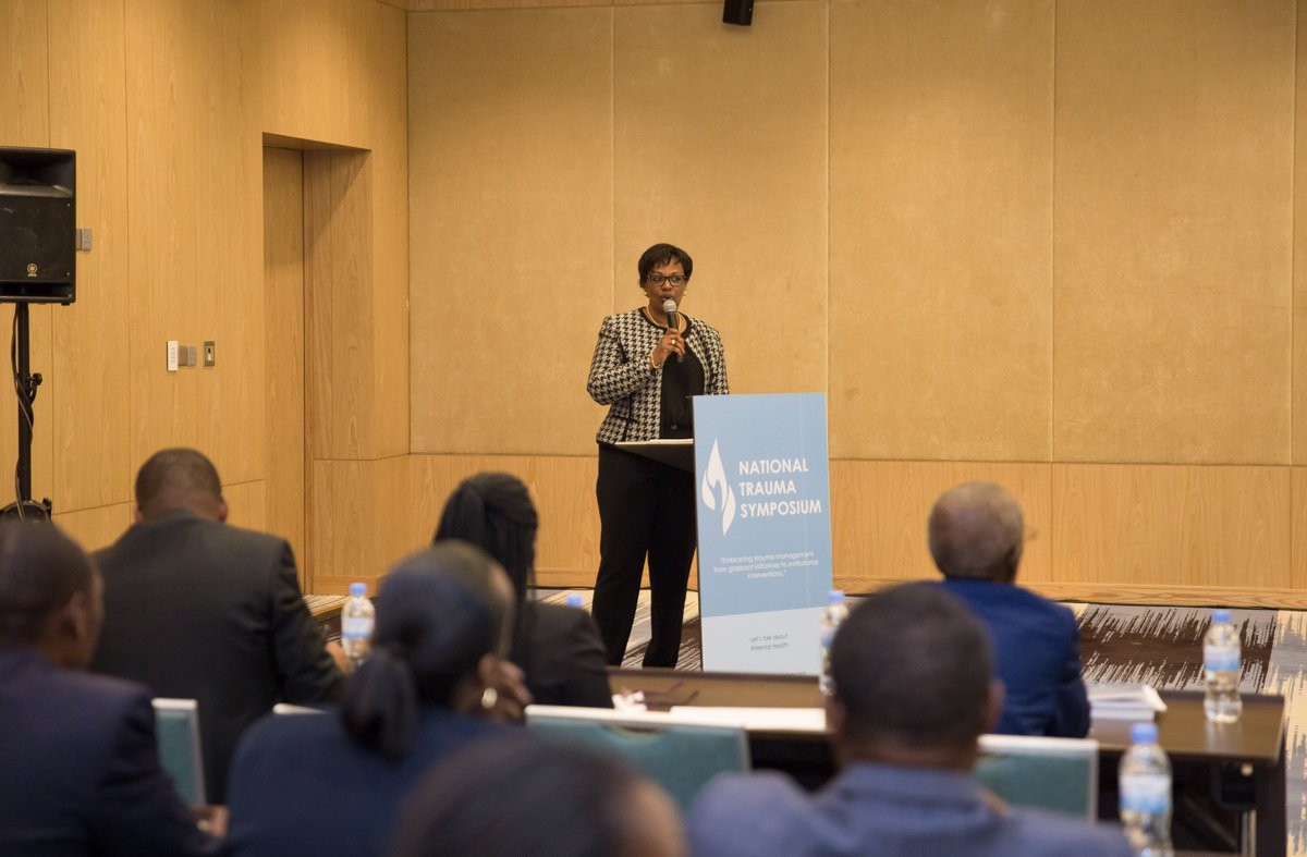 leilaisi's tweet photo. RT Imbuto "RT Rw_Psychology: In her presentation, Dr.yvkayiteshonga has urged participants to fight against stigma around mental illness and discrimination against those suffering from trauma and depression as it hinders their healing and worsens the… https://t.co/1n5OVa2Ofg"