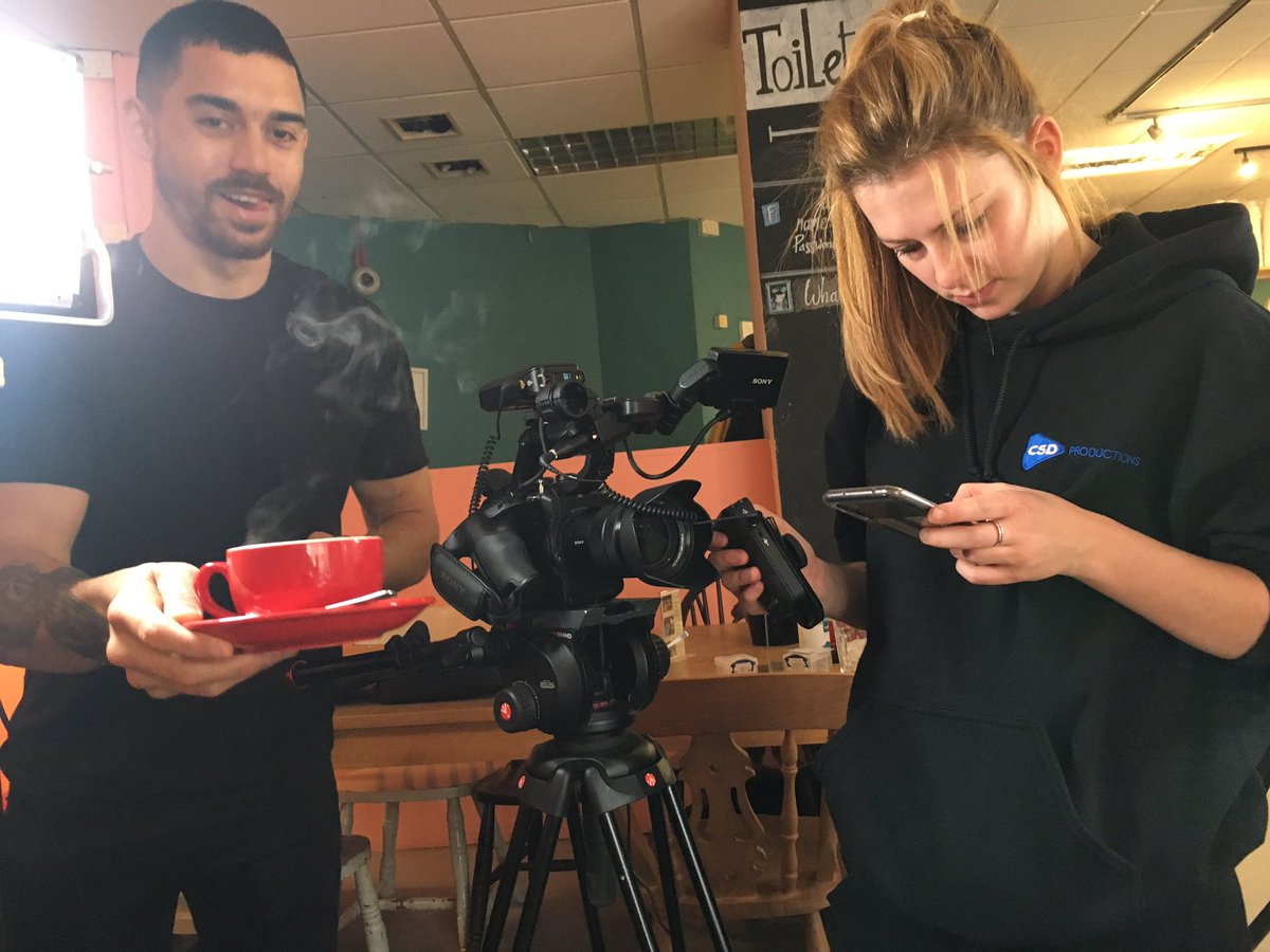 Filming for #coffeeandcrowds with <a href="/wwcrowds/">Working With Crowds</a> this morning. Available on YouTube at the end of this month