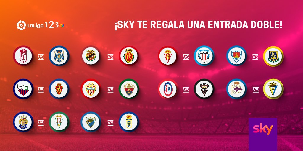 Sky_es's tweet image. ¡Llega una nueva jornada de @LaLiga 1l2l3! ¿Quieres vivirla en el estadio? 👇

🎟️ RT y sigue a @Sky_es 
⚽️ Elige tu partido
📺 Dinos cuál es tu serie Sky Original favorita y por qué

¡Tenemos dos entradas dobles para cada partido! #LaLiga123enSky. bit.ly/LaLiga123J38