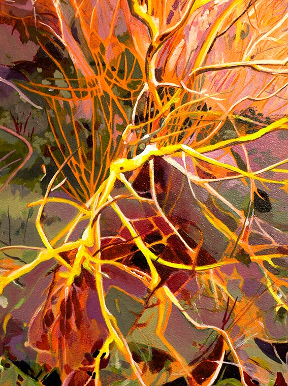 ingastt's tweet image. 'Burning Bush' oil painting made post trip to Mount Sinai and St Catherine's Monestry where we were told the original burning bush still grows at the Monastery.
#conemporarypainting #Egypt #natureart #fineart #oilpainting #ArtistOnTwitter #artist #painting #modernart