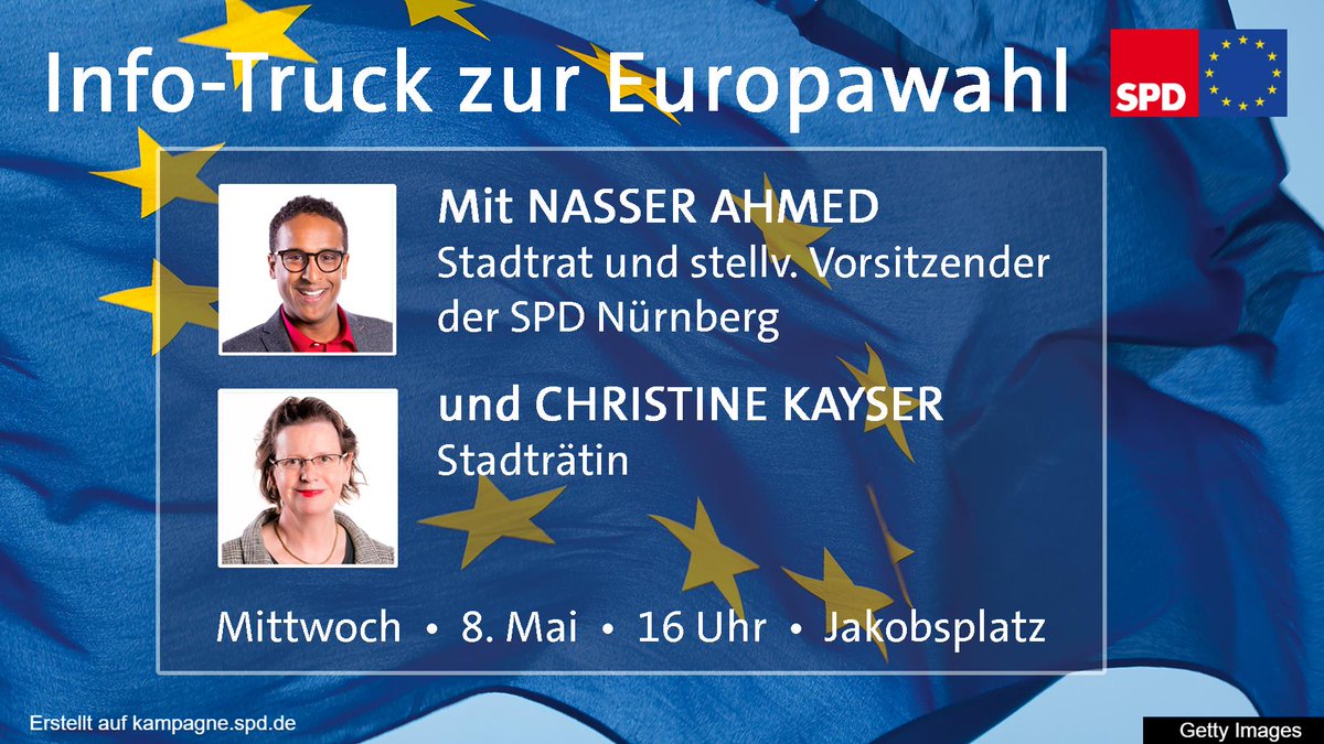 Infos zu #Europa und gratis Waffeln! Was gibt es besseres? Schaut vorbei, heute um 16 Uhr am Jakobsplatz in #Nürnberg! #EuropaistdieAntwort