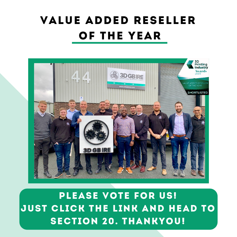 3DGBIRE's tweet photo. Please take less than 30 seconds to help us become Value Added Reseller of the Year at the @3DPrintIndustry Awards!!!

Step 1) Head to this link: https://t.co/Zjj8Dr0Alw + enter your email address.

Step 2) Scroll to 'Section 20' and Select Option A - 3DGBIRE!

Thank you!!!  🏆😀 https://t.co/Ot3LMimZ6l