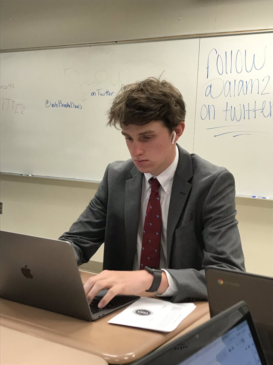 logan_4_pres's tweet photo. What a great day for our candidate, preparing his statement for the Friday morning breakfast with past candidates and teachers. πΊπΈ #voteforlogan https://t.co/s2VsU9R4rw