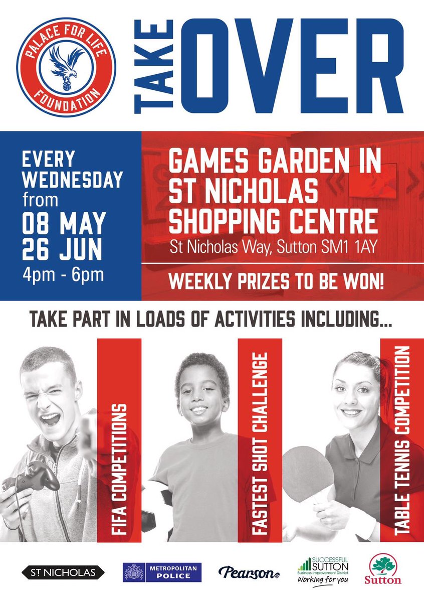 St Nicholas Centre (@stnicholascen) on Twitter photo Join in all the fun activities taking place today in our #GamesGarden 🎮🏓 unit from 4pm - 6pm. Hosted by <a href="/palaceforlife/">Palace for Life</a> ⚽️ All proceeds raised will be donated to this weeks chosen charity <a href="/St_Raphs/">St Raphael's Hospice</a> 💜 Join in all the fun activities taking place today in our #GamesGarden 🎮🏓 unit from 4pm - 6pm. Hosted by <a href="/palaceforlife/">Palace for Life</a> ⚽️ All proceeds raised will be donated to this weeks chosen charity <a href="/St_Raphs/">St Raphael's Hospice</a> 💜
