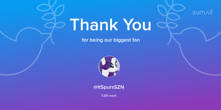 frontmanjams's tweet photo. Our biggest fans this week: ItSpursSZN. Thank you! via https://t.co/uxVlWip5ab https://t.co/ZxXr43qy43