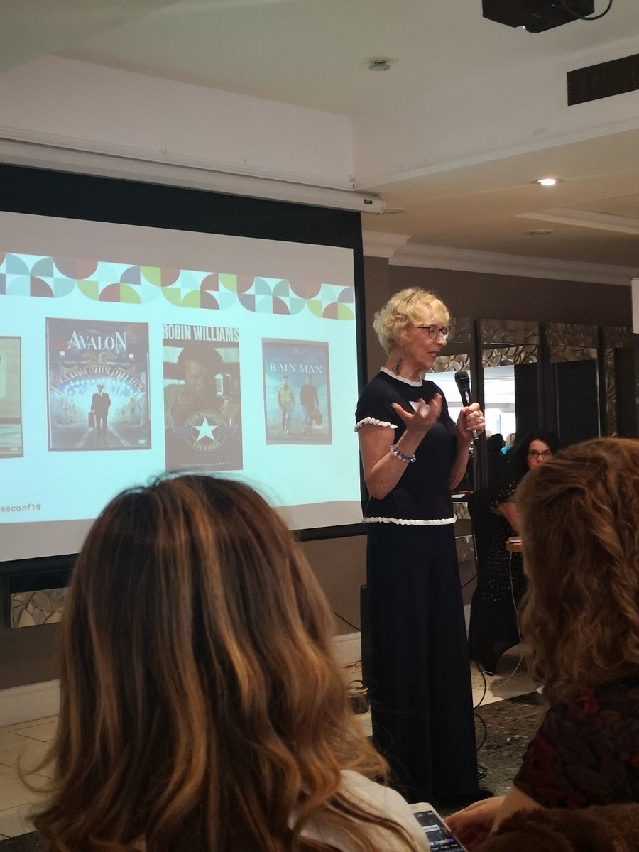 TreehouseSoc's tweet image. What an amazing story, listening to Marie Rowe. From Coventry to Hollywood #ssconf19