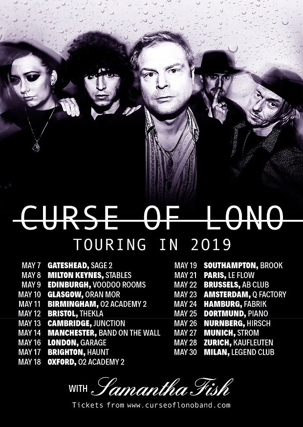 Cadiz_Music's tweet photo. The Curse Of Lono UK tour with @samanthafish rolls into #MiltonKeynes tonight at @StablesMK 
#CurseOfLono #4AMandCounting https://t.co/TP7oilzDRk