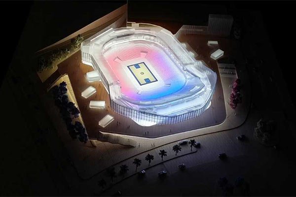 JOB: Senior Model Maker with electronics experience required in Bristol <a href="/Amalgammodels/">Amalgam Modelmaking</a> You will work on interesting &amp; exciting projects such as this #Barcelona sports arena modelshop.co.uk/Static/Jobs #modelmaking #electronics #CAD