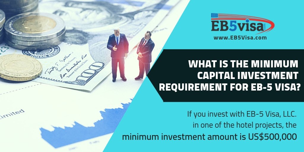 What is minimum capital investment requirement for EB-5 Visa?

If you invest with EB5Visa, LLC. in one of the hotel projects, the minimum investment amount is US$500,000

eb5visa.com/requirements/c…

#EB5
#EB5Visa
#EB5India
#GreenCard
#EB5Investors
#USAGreenCard
#InvestmentVisa