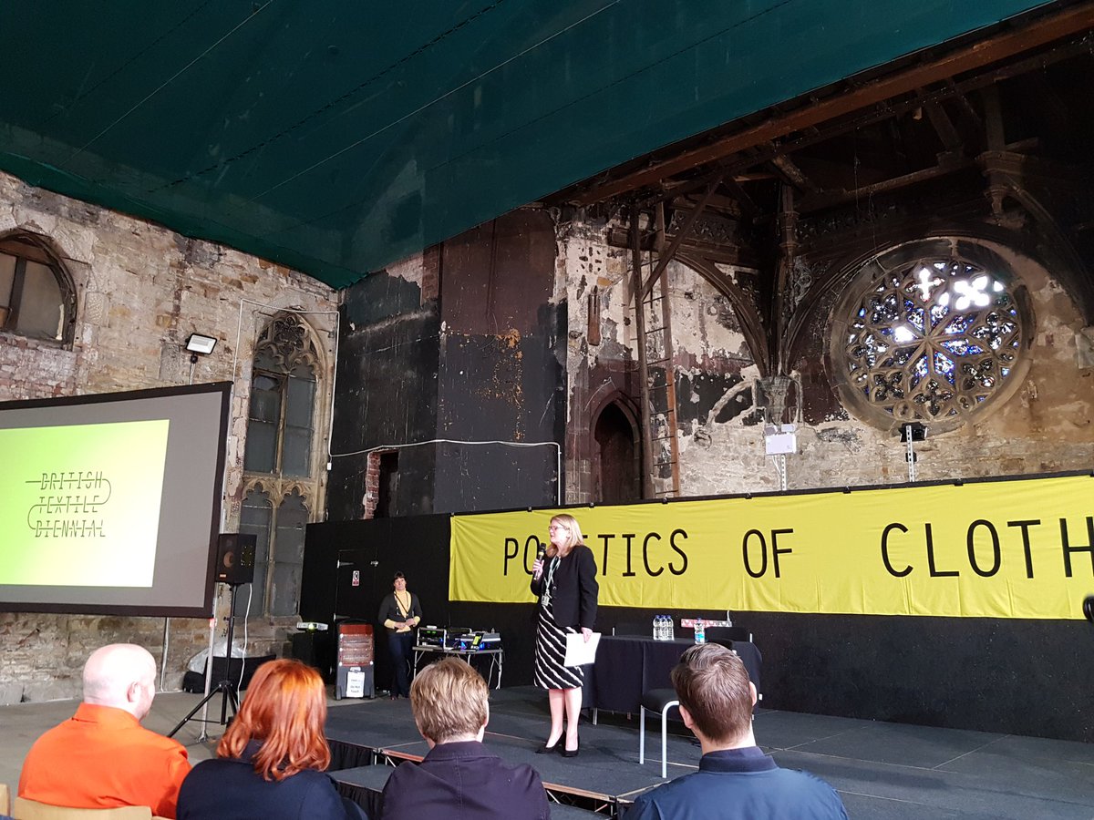 NathanL39234694's tweet photo. .@Superslowway Denise Park new CEO launches #textilebiennial at Exchange Blackburn https://t.co/lTNEADomZd