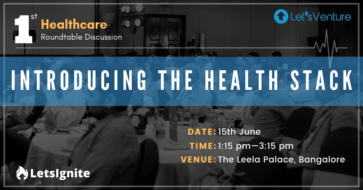 lvxventures's tweet image. We are pioneering our 1st roundtable on #HealthStack (a set of digital platforms developed as public goods), along with 5 #healthcare #startup pitches. 
Register below. [Limited entries]
Investors: bit.ly/2UXrLOZ 
Startups: buff.ly/2G1zoLd 
#LIBangalore2019