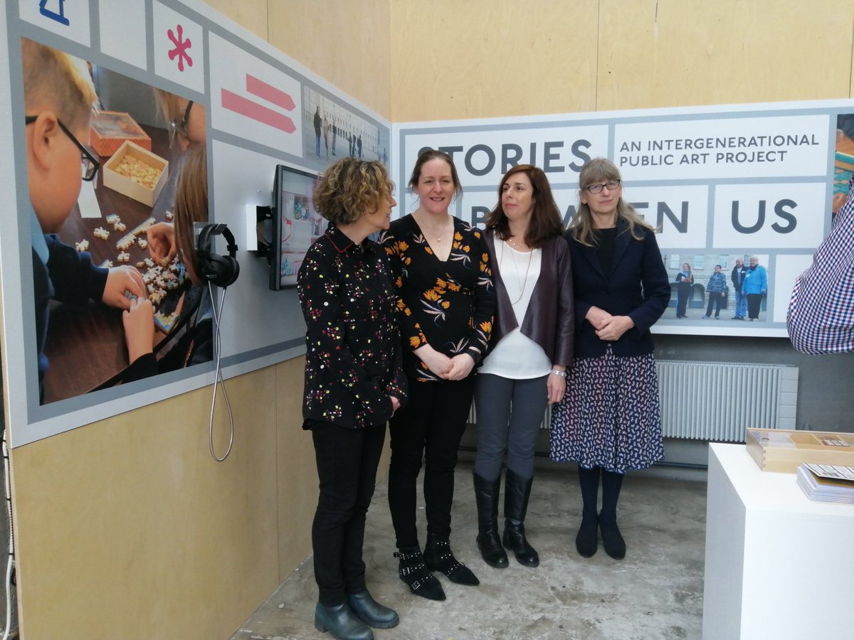 GrangegormanDev's tweet photo. Great vibe at the exhibition launch for the wonderful Stories Between Us public art project in NMI Collins Barracks this morning. https://t.co/PNFlsf9NLV