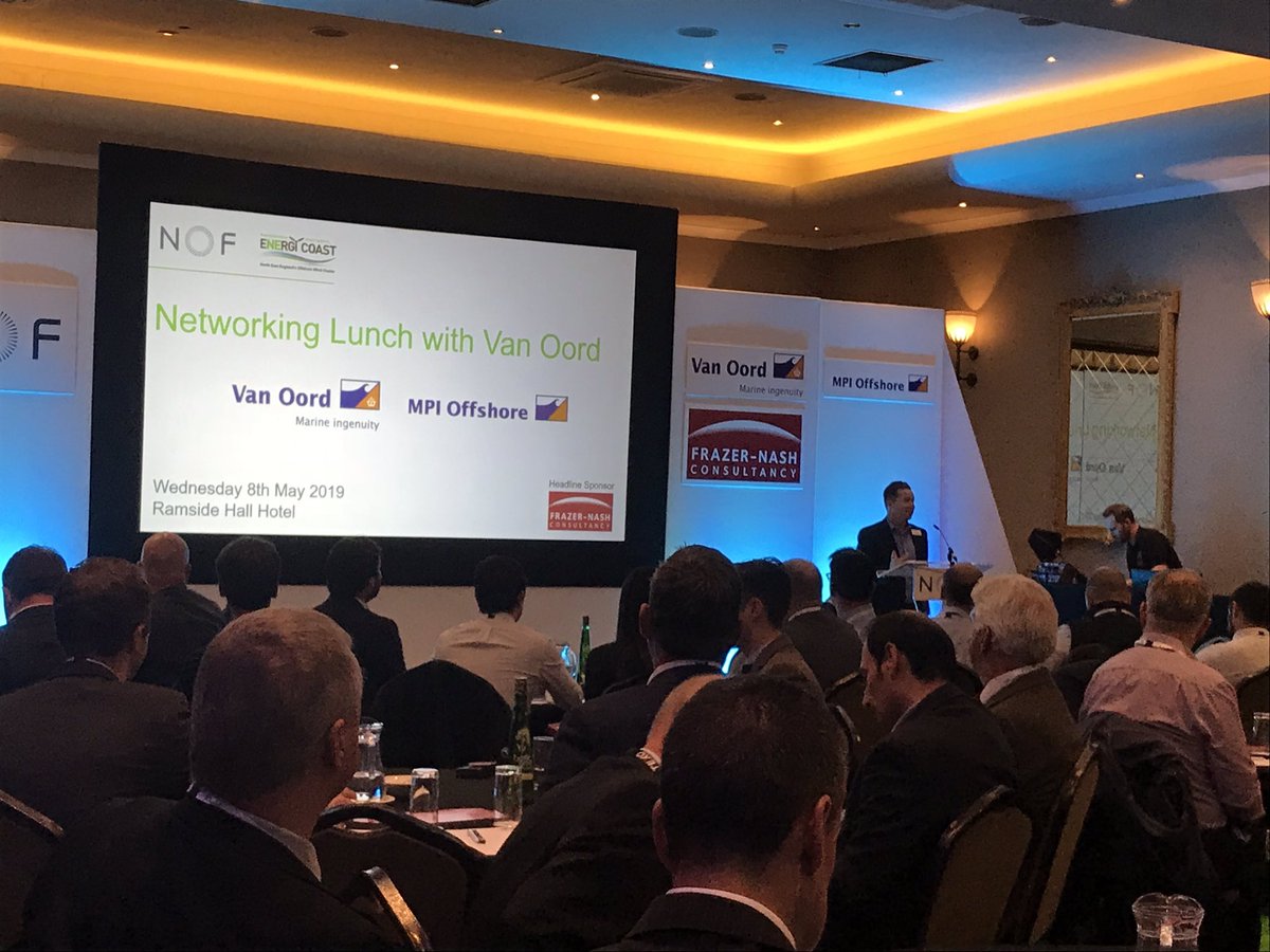 joannelengnof's tweet photo. All set up and ready to roll for @NOFLimited networking lunch with @VanOordDMC thanks to our headline sponsor @frazer_nash  #getconnectedwithnof #joinnof https://t.co/DVL58Bktbk