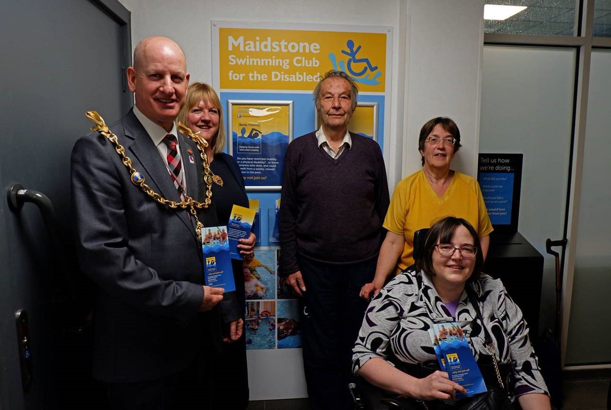 SwimInMaidstone's tweet photo. Over £40,000 worth of accessibility enhancements, including new improved changing and shower facilities + two new pool hoists were officially opened by the Mayor of Maidstone Cllr David Naghi at Maidstone Leisure Centre #changingplaces #maidstonedisabledswimclub #accessibility https://t.co/APtSFf7BSM