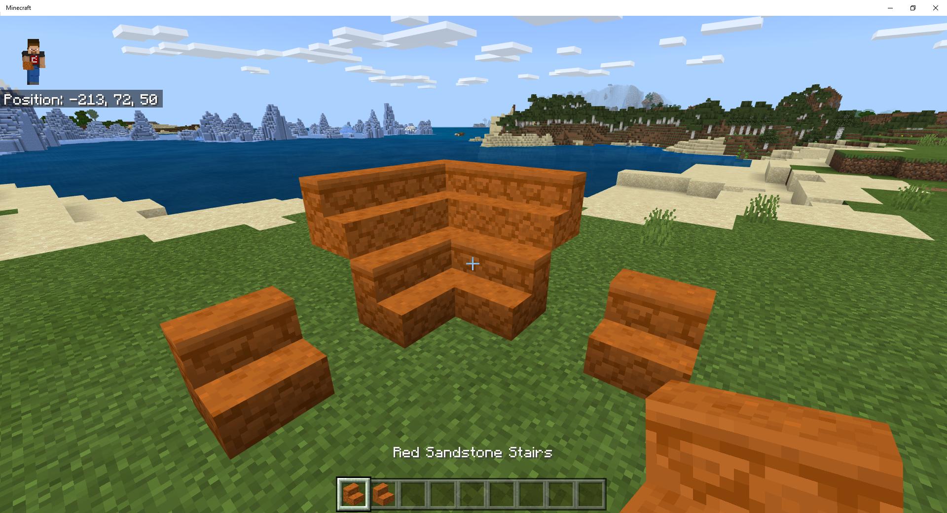 Sandstone Stairs in Minecraft