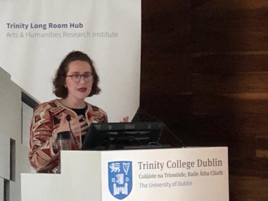 Borderlines XXIV (@borderlinesie) on Twitter photo Julia O'Connell giving closing remarks Julia O'Connell giving closing remarks