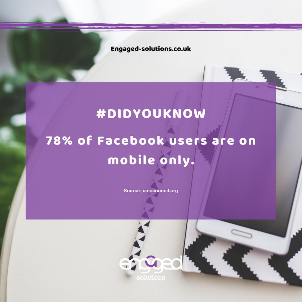 Engaged_S_LTD's tweet photo. Follow us for good content @engaged_s_LTD
#didyouknow #engagedsolutions #doncaster #digitalmarketing #digitalmarketingagency #websitedesign #ppc #google #googleads #adwords #socialmediamarketing #socialmediastrategy #seo #sem #leadgenerator #Wednesday #socialmedia #social https://t.co/rYwAkwrs8r