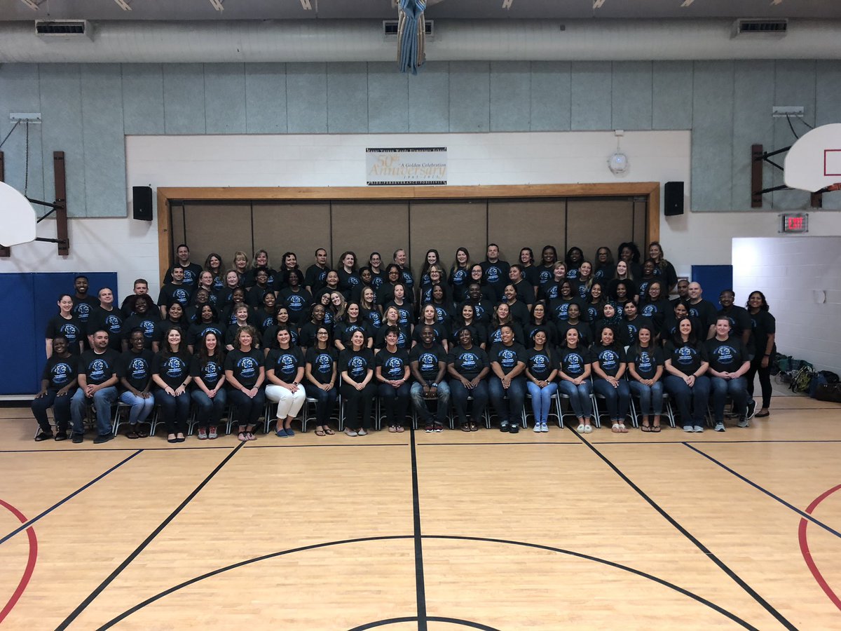 mitchemm13's tweet photo. Three years ago the transformation journey began @MtVernonWoods in @FCPSR3. Teacher retention was around 40-50%. Last year-90%. This year-100%. As we celebrate #TeacherApprecationWeek #TeacherAppreciationDay, I want to say THANK YOU to my ROCKSTAR STAFF. #MVWES #KidsDeserveIt https://t.co/xkta5c5cHJ