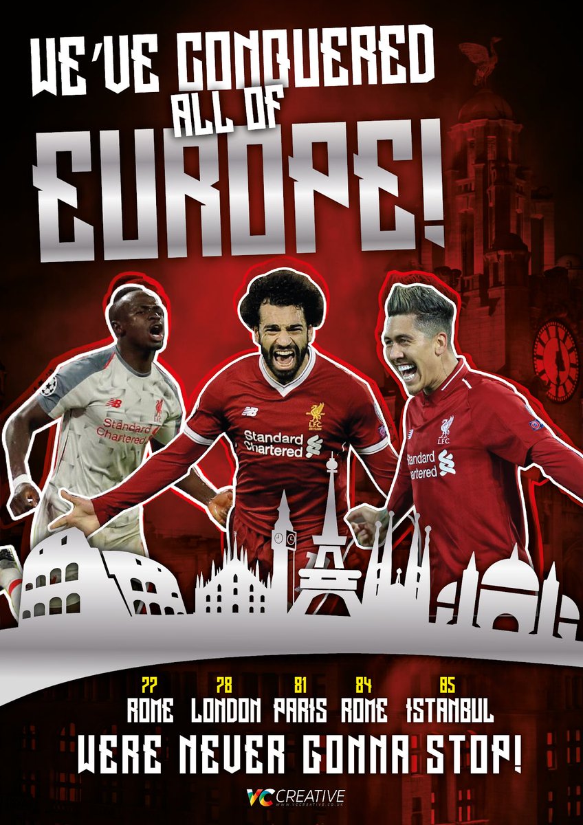 Our shop is already dressed!🔥 And we’ve got the Never Give Up T’s avaible in store 🔥

...as worn by Mo Salah! BOOM 💥 

order online at vccreative.co.uk or in store

VC Creative. 66 Sonning Ave. Litherland. L21 9JZ
#lfcbar #uclfinal #mosalah #madrid19