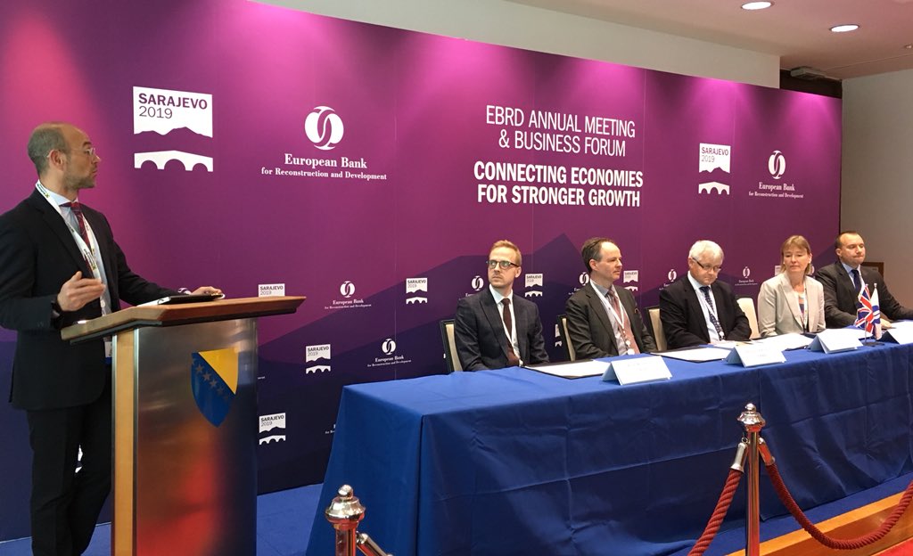 The EBRD tweet media