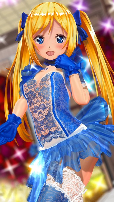 ブルードレスな彼女
#COM3D2 #CM3D2 