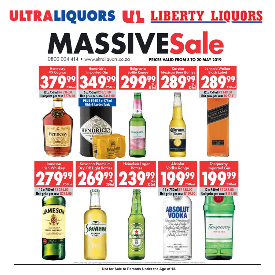 Ultra Liquors On Twitter Mini Massive Sale Is On Ultra Nationwide Liberty Liquors In Kzn Ends 20 May After That More Promos Have An Ultramazing Day Ultraliquors Ultraoffers Ultralife