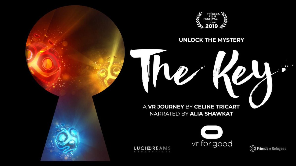 CafeClarkston's tweet photo. In 2018, Oculus VR for
 Good paired us with @celinetricart, a legendary filmmaker of Lucid Dreams production, to create showcase the 
need for social change through virtual reality. "The Key" is a product of this 
and is being featured in the 2019 Tribeca Film Festival. https://t.co/tNLeCwZ9zm