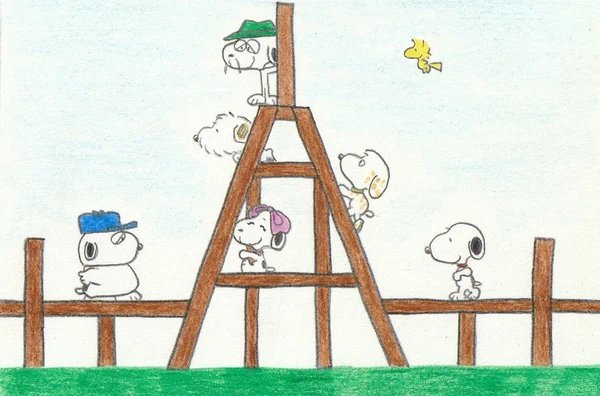 Uzivatel Sima Na Twitteru アスレチック イラスト スヌーピー Illust Snoopy