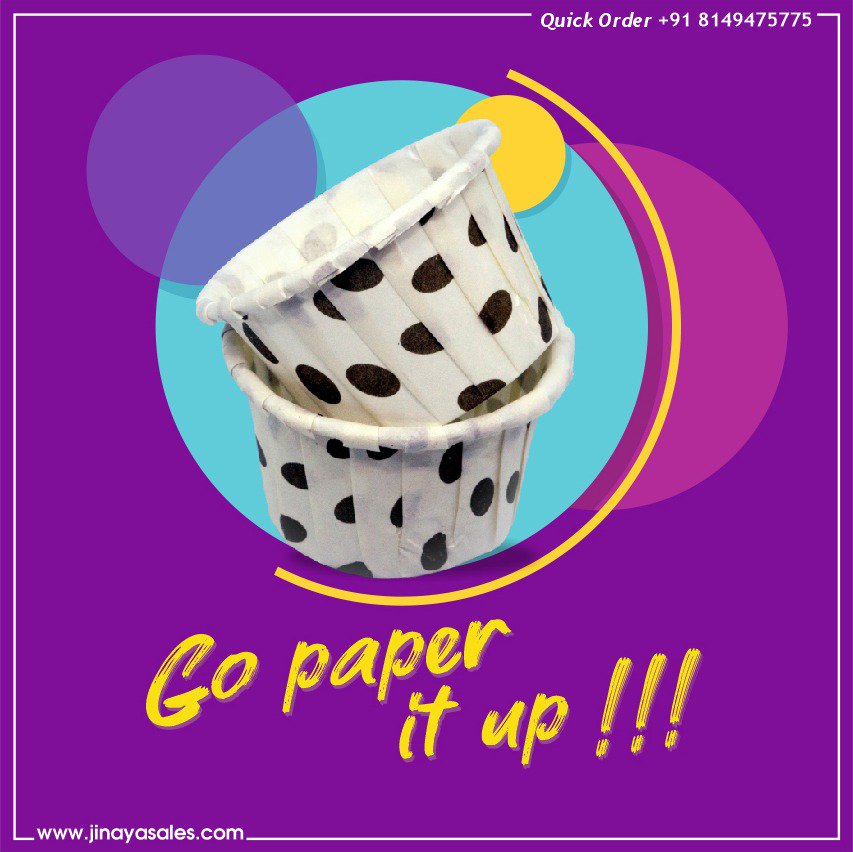 Want a perfect presentation of your cakes, muffins and dessert? These all-purpose cups will do justice.
Place your order @8149475775
#jinayasales #papercups  #instabakers #punebaking #bakefairy #kothrudcake #bakersinpune #punebakers 
#puneeatouts #pune #punehomebakers #punecity