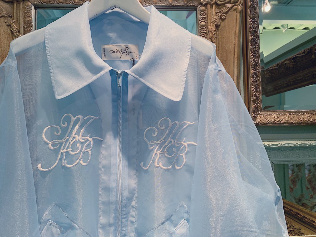 milkboy CRYSTAL BLOUSSON シースルーブルゾン ジャケット bckediri