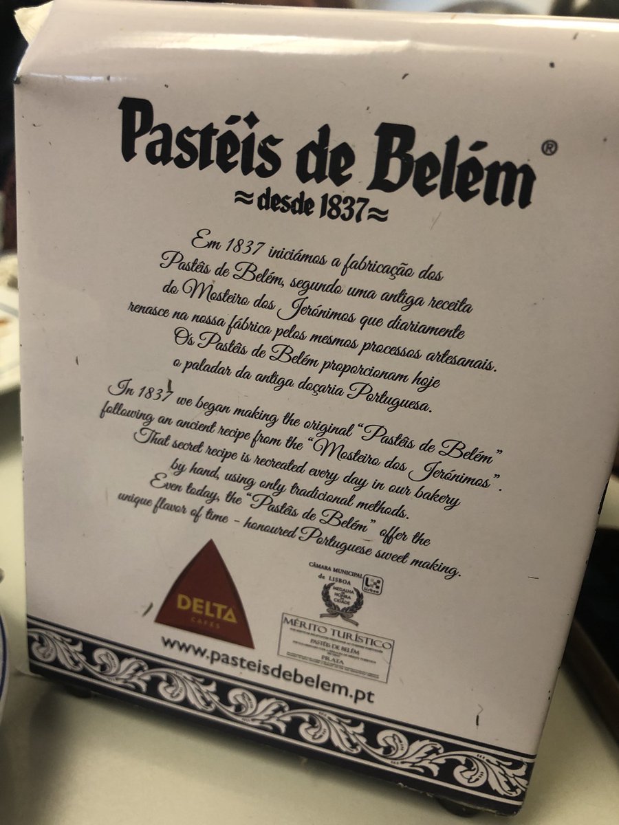KewGreenMusic's tweet photo. Famous custard tarts... the patisserie can sell up to 50,000 a day! #KGPSchoirtour #custardtarts https://t.co/Oj8oneBDh5