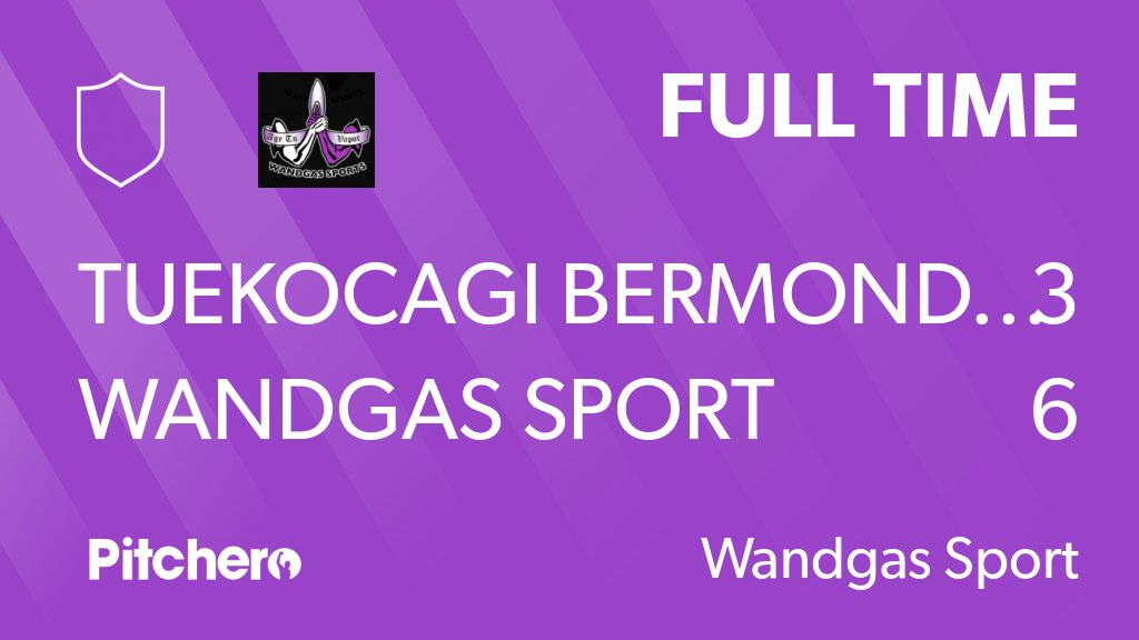 FULL TIME: Tuekocagi Bermondsey 3 - 6 Wandgas Sport
#TUEWAN #Pitchero
pitchero.com/clubs/wandgass…