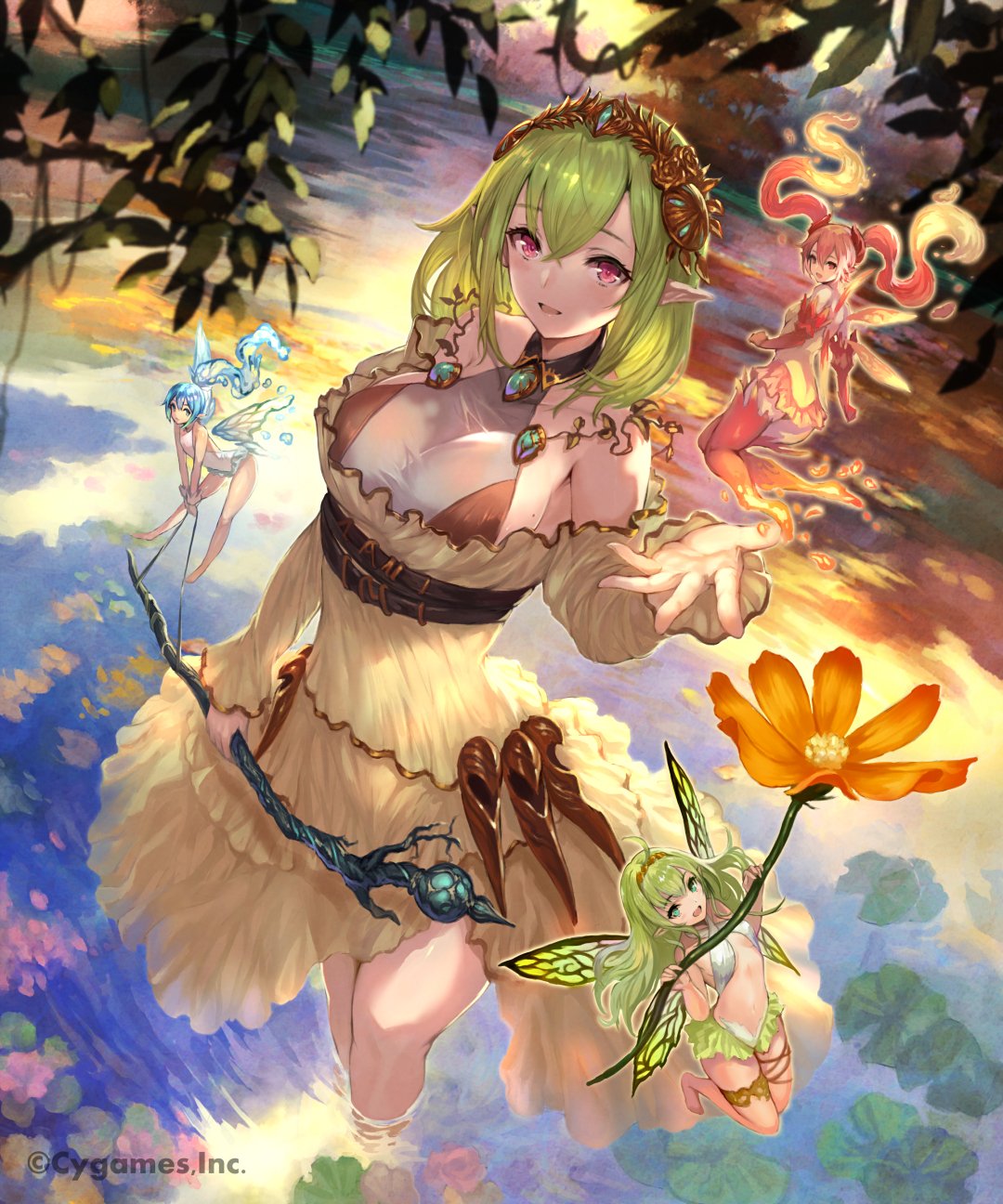 四々九 ピュアリーエルフメイジプリンセス C Cygames Inc 神撃のバハムート 四々九 ピュアリーエルフメイジプリンセス C Cygames Inc 神撃のバハムート